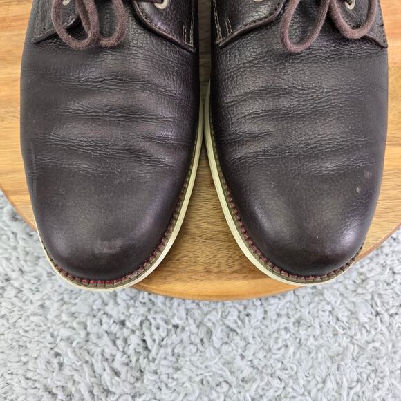 Cole Haan Mens 12 GrandOs Brown Leather Casual Lifestyle Daily Plain Toe Oxford main image 9